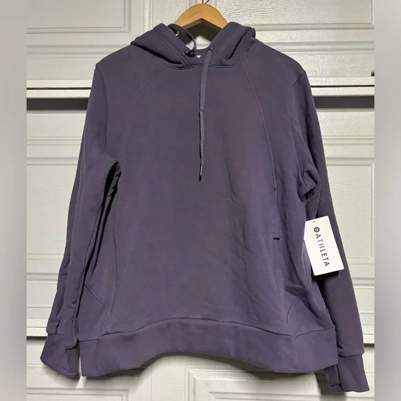 Athleta Purple Hoodie Jacket - Picture 1 of 11